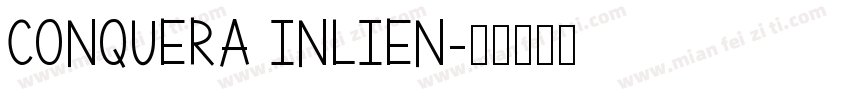 conquera inlien字体转换